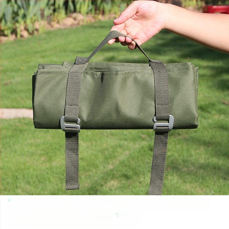 Āra aprīkojuma pārnēsājamais paklājiņš motociklu kempinga piknika paklājiņš saliekams ūdensizturīgs un mitrumizturīgs taktiskās apmācības maskēšanās šaušanas paklājiņš