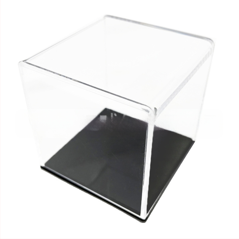 Skaidri akrilinė beisbolo dėžutė, atspari drėgmei ir dulkėms, teniso golfo dėžutė, kolekcinė beisbolo dėžutė