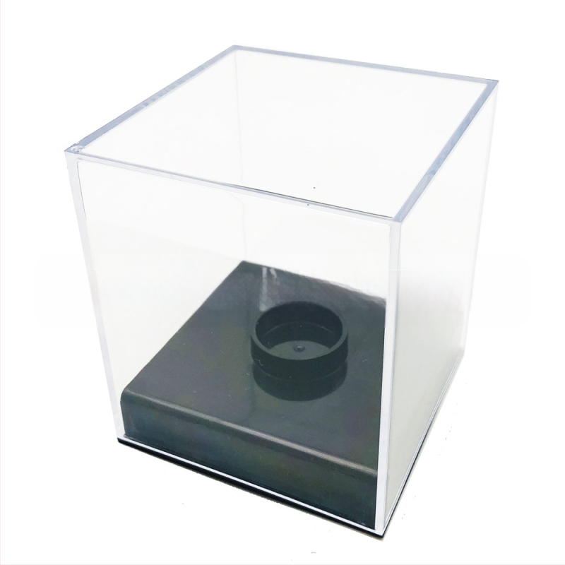 Skaidri akrilinė beisbolo dėžutė, atspari drėgmei ir dulkėms, teniso golfo dėžutė, kolekcinė beisbolo dėžutė