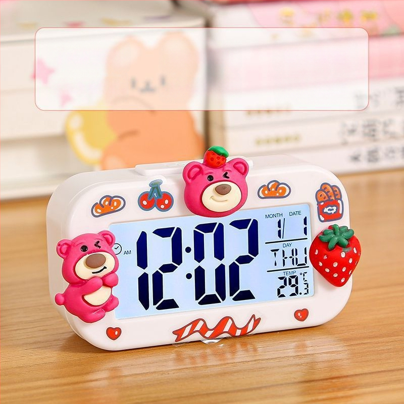 Kuromi Sanrio miniäratuskell õpilastele, uus lastepäeva tüdrukutele, armas ühiselamu eriline äratuskell