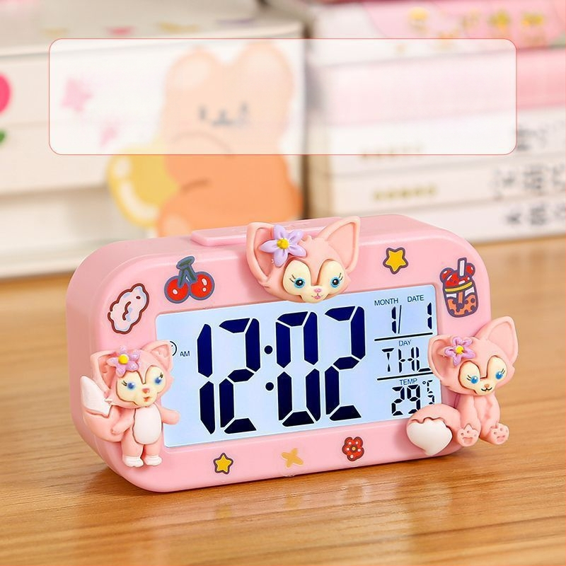 Kuromi Sanrio miniäratuskell õpilastele, uus lastepäeva tüdrukutele, armas ühiselamu eriline äratuskell