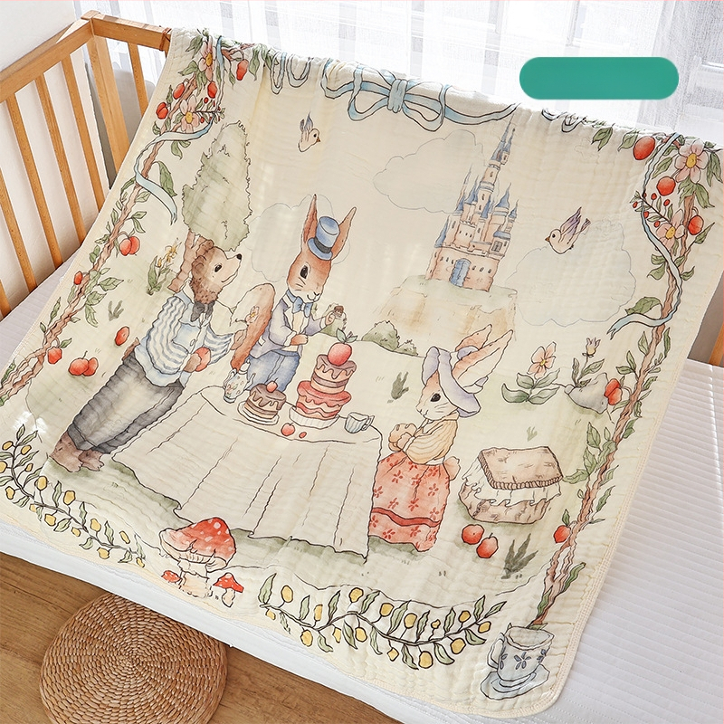 Vastsündinud marli vannirätik, kuuekihiline bambusest puuvillane beebitekk, nelja aastaaja universaalne suur imav beebirätik