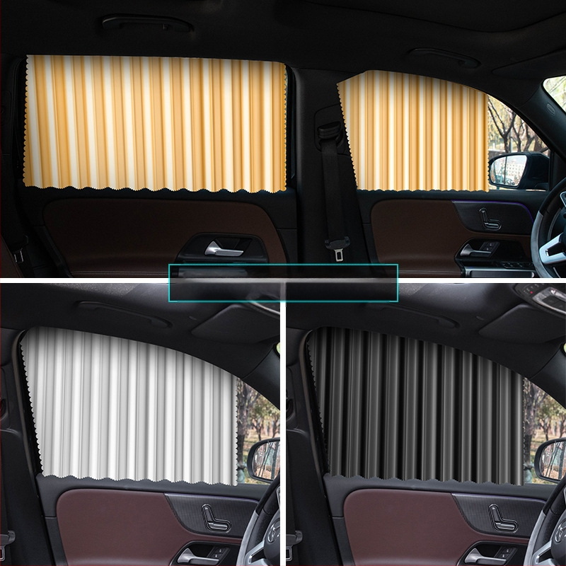 Vasarinė automobilio apsauga nuo saulės magnetinė užuolaida nuo saulės šilumos izoliacija Universali magnetinė siurbimo užuolaida automobiliui, užtamsinanti automobilio užuolaidą nuo saulės