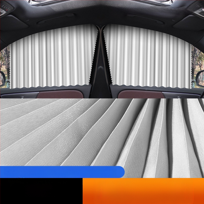 Vasarinė automobilio apsauga nuo saulės magnetinė užuolaida nuo saulės šilumos izoliacija Universali magnetinė siurbimo užuolaida automobiliui, užtamsinanti automobilio užuolaidą nuo saulės