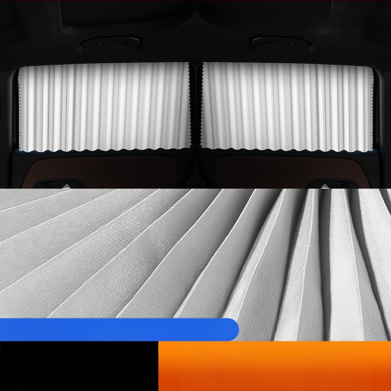 Vasarinė automobilio apsauga nuo saulės magnetinė užuolaida nuo saulės šilumos izoliacija Universali magnetinė siurbimo užuolaida automobiliui, užtamsinanti automobilio užuolaidą nuo saulės