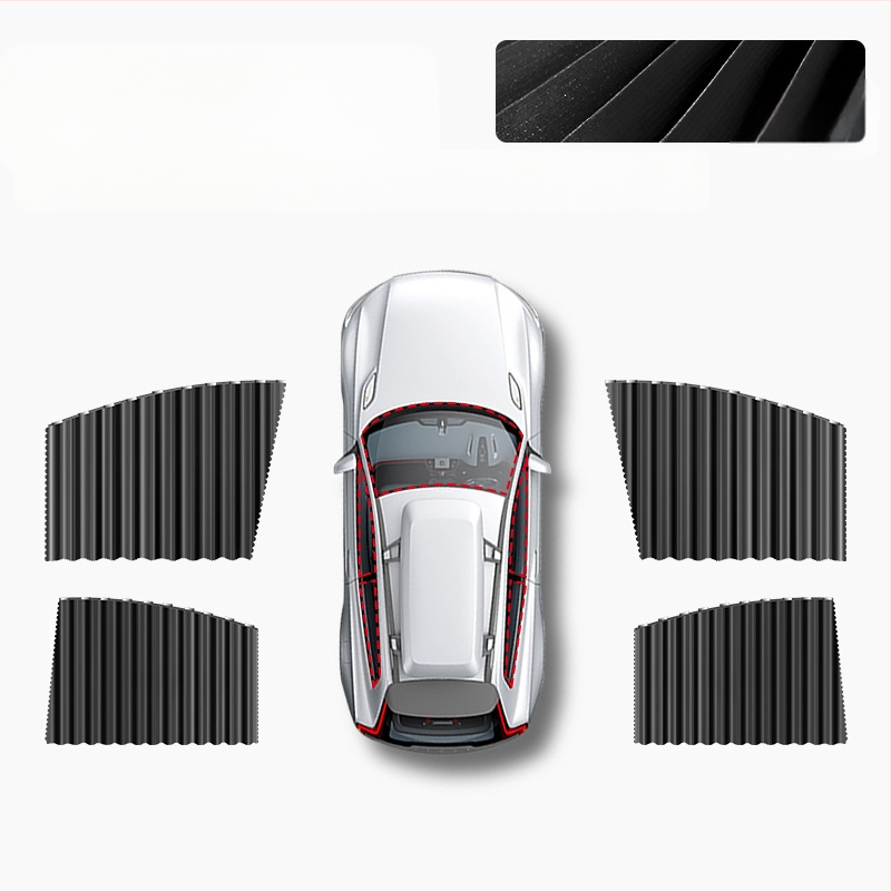 Vasarinė automobilio apsauga nuo saulės magnetinė užuolaida nuo saulės šilumos izoliacija Universali magnetinė siurbimo užuolaida automobiliui, užtamsinanti automobilio užuolaidą nuo saulės