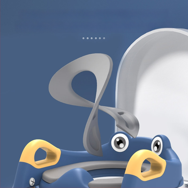 Bērnu tualetes kāpņu telpa Tualetes palīgelements zēniem un meitenēm Regulējama pakāpienveida bērnu tualete