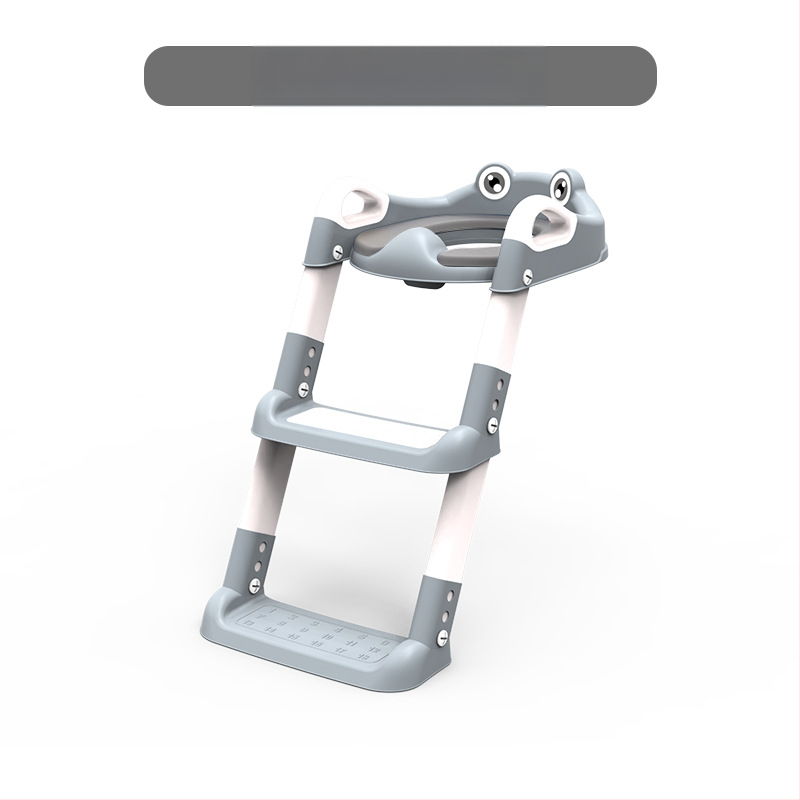 Bērnu tualetes kāpņu telpa Tualetes palīgelements zēniem un meitenēm Regulējama pakāpienveida bērnu tualete