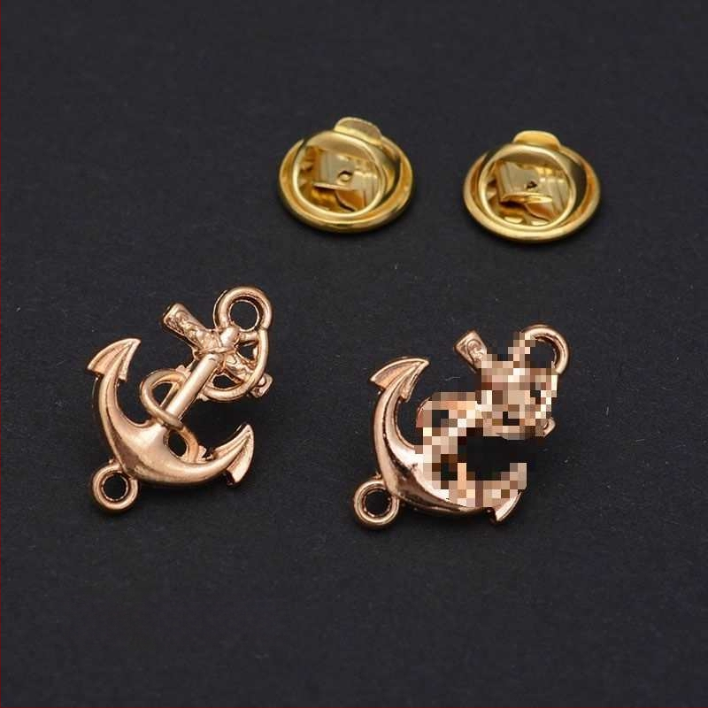 Elegantiška korėjietiško stiliaus retro tuščiavidurė metalinė vyriška ir moteriška apykaklės sagtis, marškinių apykaklės segtukas, suknelės apykaklės segtukas, marškinių apykaklės sagtis