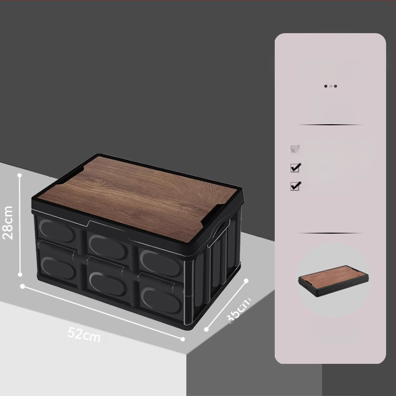 Кутия за съхранение на кола, багажник на кола, сгъваема кутия за съхранение на открито, основни консумативи в колата, горещ продукт през граница