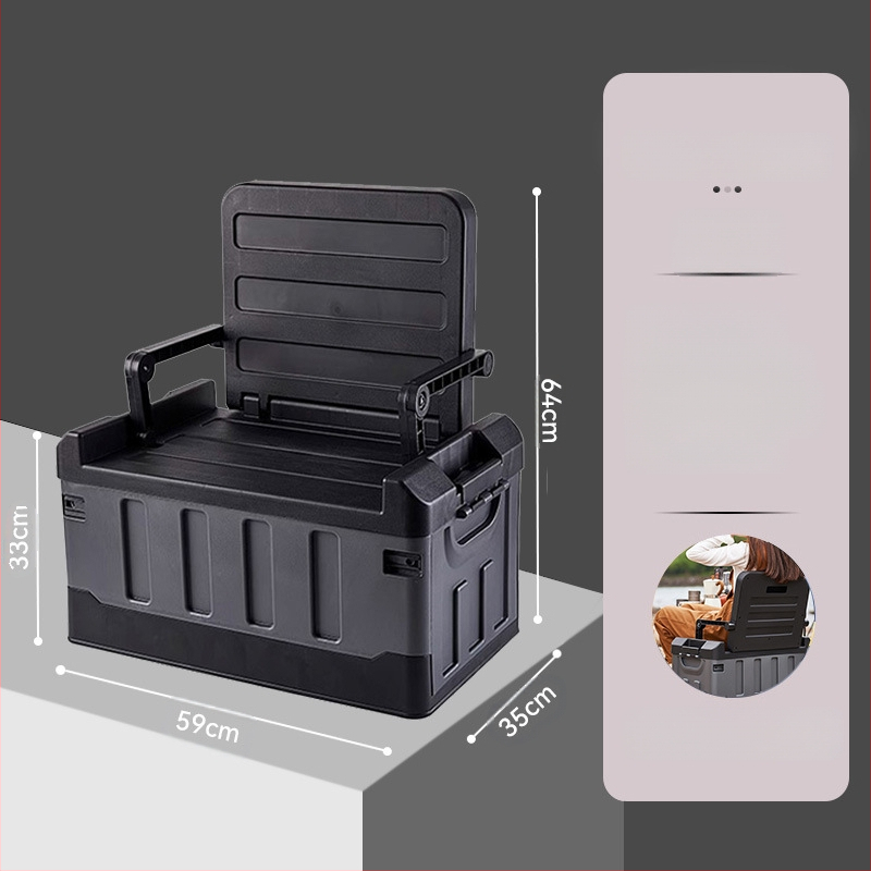 Uzglabāšanas kaste automašīnas bagāžniekam automašīnas āra kempingam saliekama uzglabāšanas kaste svarīgākie piederumi automašīnā pārrobežu karsts produkts