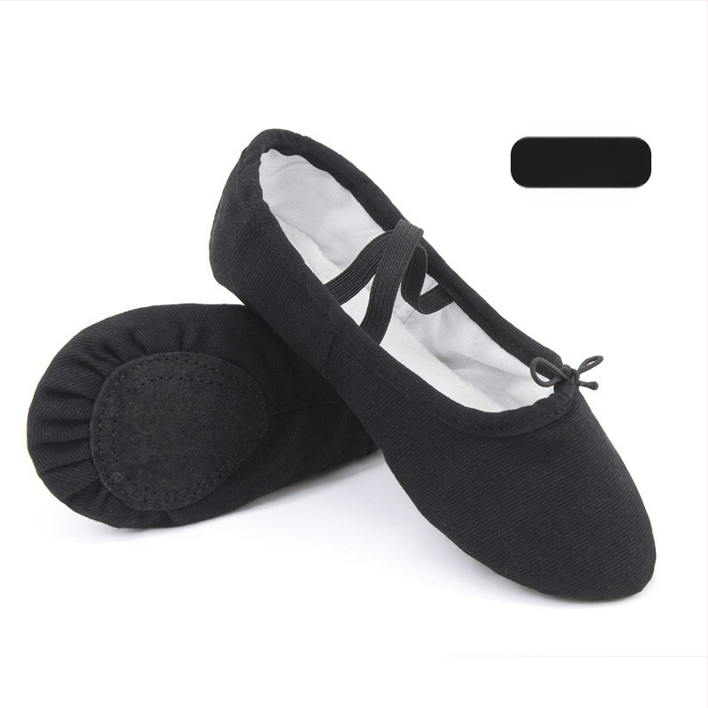 Atzīmes pārbaudes deju apavi pieaugušajiem bērniem vīriešu un sieviešu baleta apavi ar mīkstu zoli un bez ādas purngalu deju apavi vingrošanai jogai