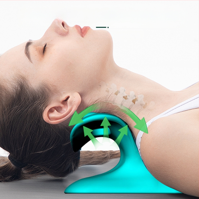 Kaklo stuburo masažo pagalvė, akupresūros pagalvė, traukos „Fugui“ maišelis, ortopedinis aparatas, stuburo ir kaklo masažuoklis, galvos, pečių ir kaklo masažuoklis.