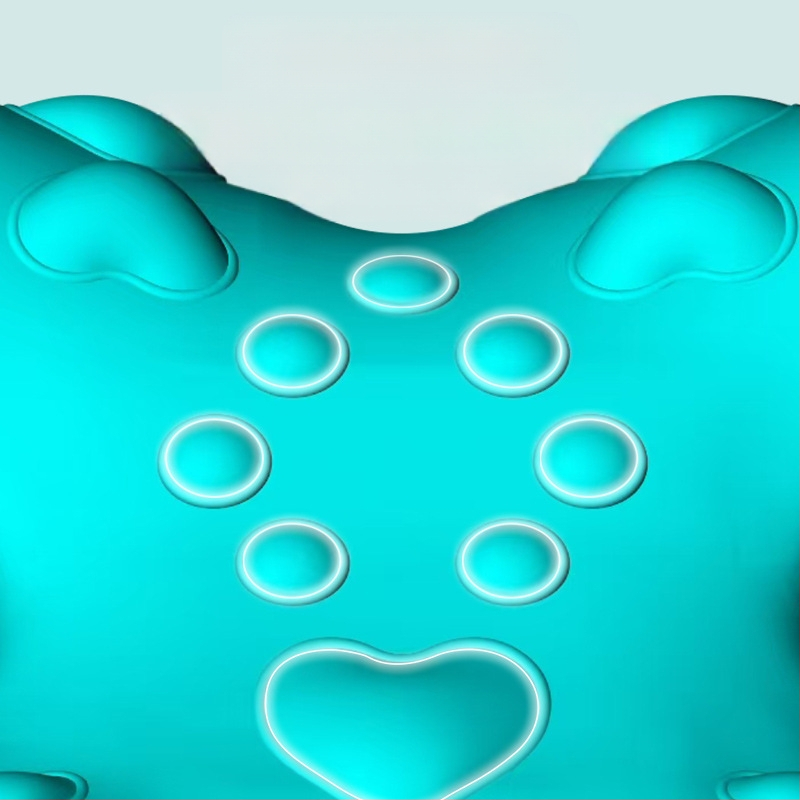 Kaklo stuburo masažo pagalvė, akupresūros pagalvė, traukos „Fugui“ maišelis, ortopedinis aparatas, stuburo ir kaklo masažuoklis, galvos, pečių ir kaklo masažuoklis.