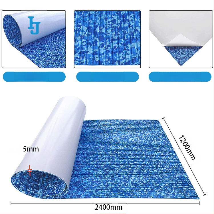 2400 * 900 * 5 mm EVA libisemisvastane matt kalalaevale, kõrge temperatuurikindel löögisummutus, EVA libisemisvastane matt elektrilisele surfilauale