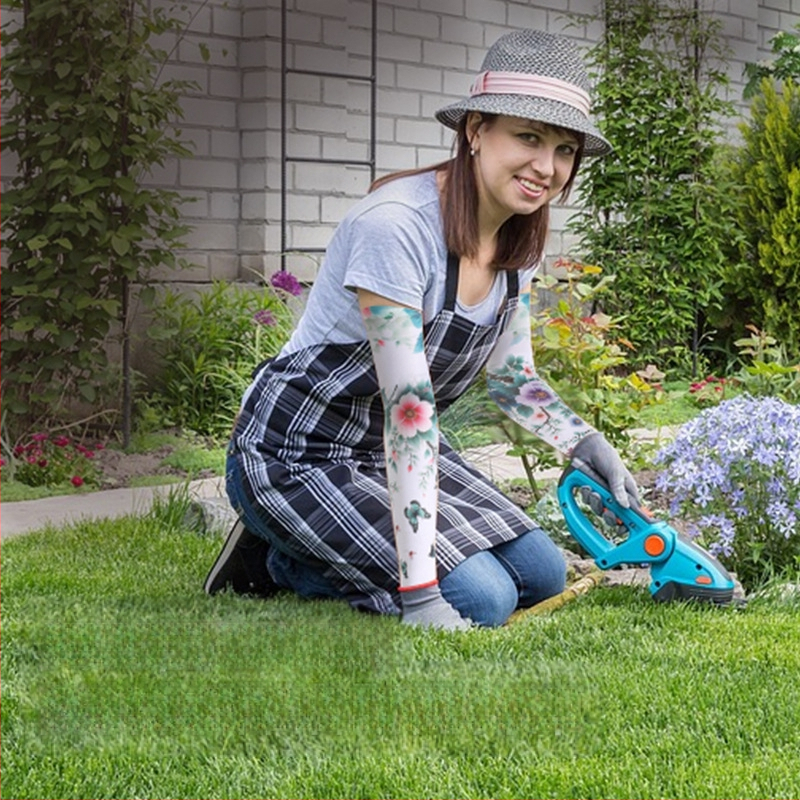 Aianduslikud päikesevarjud naistele aias, lillede istutamine, päikesevari, lahe, õues ratsutamine, jää, siidist päikesevarjud, hulgimüük