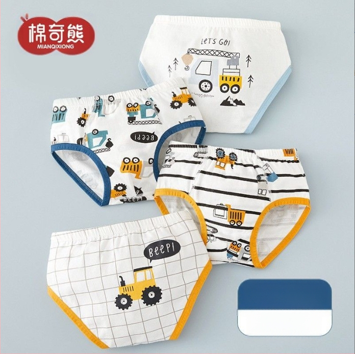 Berniukų apatiniai, vaikiškos medvilninės bokseriai berniukams, kūdikiams be sėdmenų, dideliems vaikams skirti bokseriai, antibakteriniai