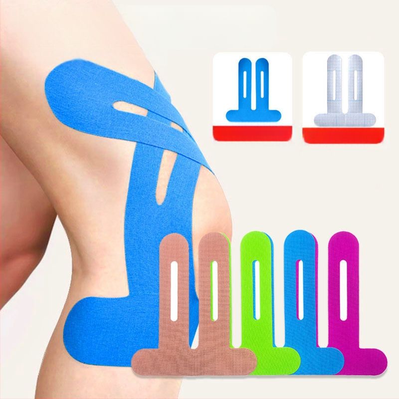 Sporta muskuļu plāksteris, iepriekš sadalīts, sportistam paredzēts muskuļu viengabala ceļgala kinezioloģiskais pārsējs, elastīgais plāksteris skriešanai