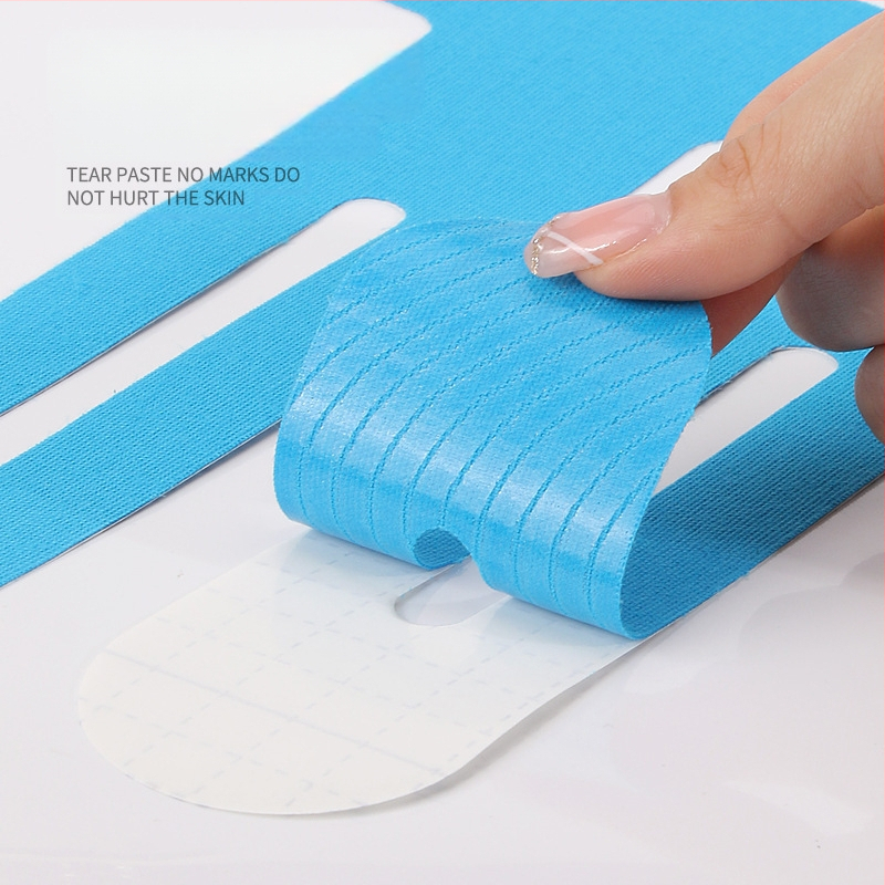 Sporta muskuļu plāksteris, iepriekš sadalīts, sportistam paredzēts muskuļu viengabala ceļgala kinezioloģiskais pārsējs, elastīgais plāksteris skriešanai