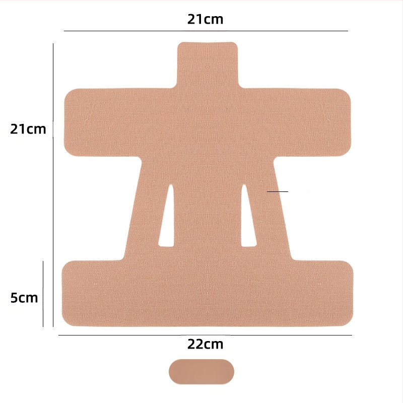 Sporta muskuļu plāksteris, iepriekš sadalīts, sportistam paredzēts muskuļu viengabala ceļgala kinezioloģiskais pārsējs, elastīgais plāksteris skriešanai