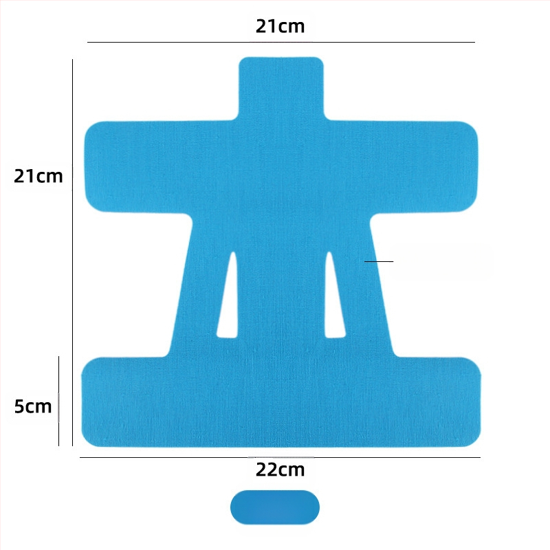 Sporta muskuļu plāksteris, iepriekš sadalīts, sportistam paredzēts muskuļu viengabala ceļgala kinezioloģiskais pārsējs, elastīgais plāksteris skriešanai