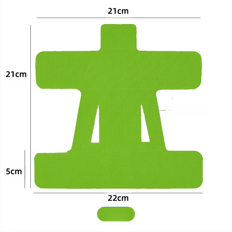 Sporta muskuļu plāksteris, iepriekš sadalīts, sportistam paredzēts muskuļu viengabala ceļgala kinezioloģiskais pārsējs, elastīgais plāksteris skriešanai