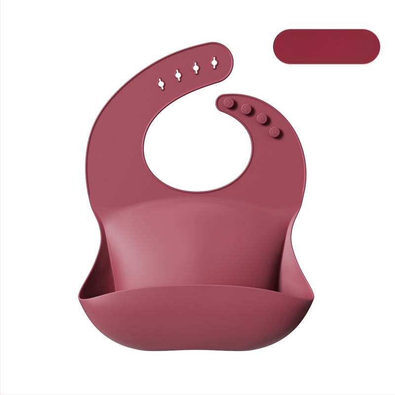 Pārrobežu populārs silikona priekšautiņa bērnu barošanas priekšautiņa ūdensizturīgs 3D siekalojošs priekšautiņa bērnu bezmazgāšanas silikona priekšautiņa