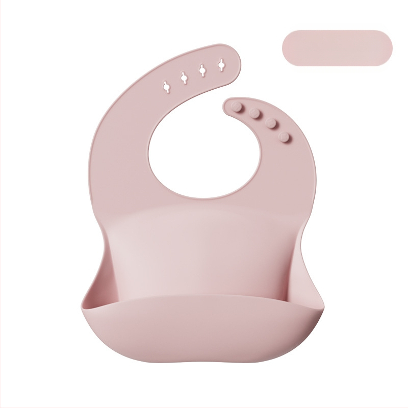 Pārrobežu populārs silikona priekšautiņa bērnu barošanas priekšautiņa ūdensizturīgs 3D siekalojošs priekšautiņa bērnu bezmazgāšanas silikona priekšautiņa