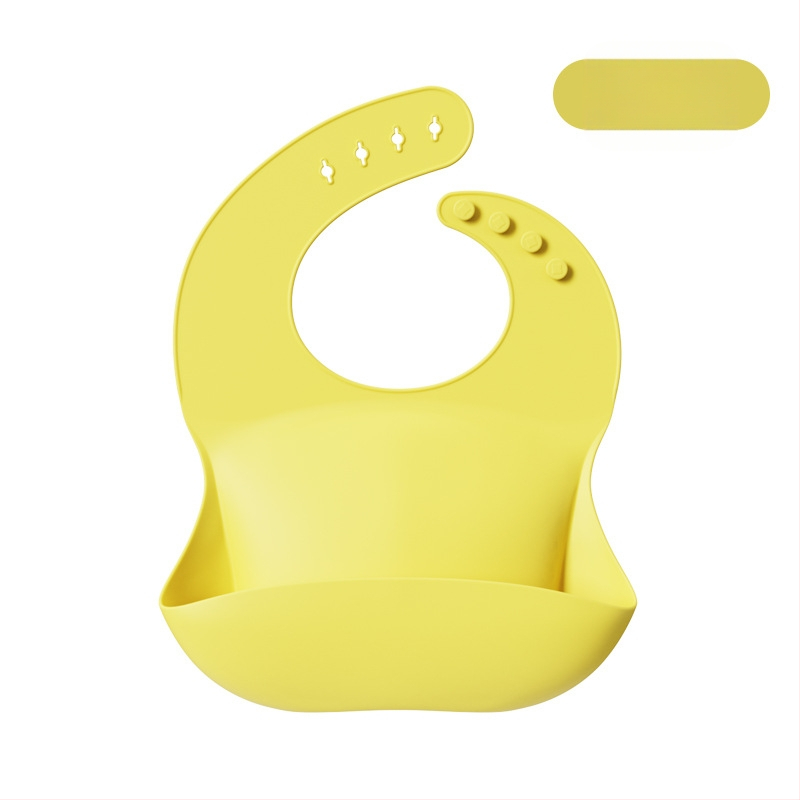 Pārrobežu populārs silikona priekšautiņa bērnu barošanas priekšautiņa ūdensizturīgs 3D siekalojošs priekšautiņa bērnu bezmazgāšanas silikona priekšautiņa