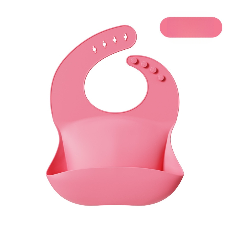 Pārrobežu populārs silikona priekšautiņa bērnu barošanas priekšautiņa ūdensizturīgs 3D siekalojošs priekšautiņa bērnu bezmazgāšanas silikona priekšautiņa