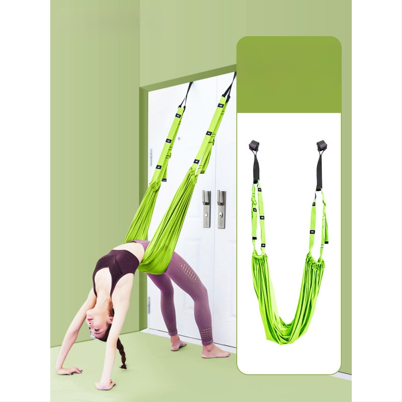 Σχοινί γιόγκα αέρα για οικιακή γυμναστική, γιόγκα, ανεστραμμένο σχοινί τραβήγματος μέσης, κρεμαστή πόρτα, ζώνη τεντώματος γιόγκα