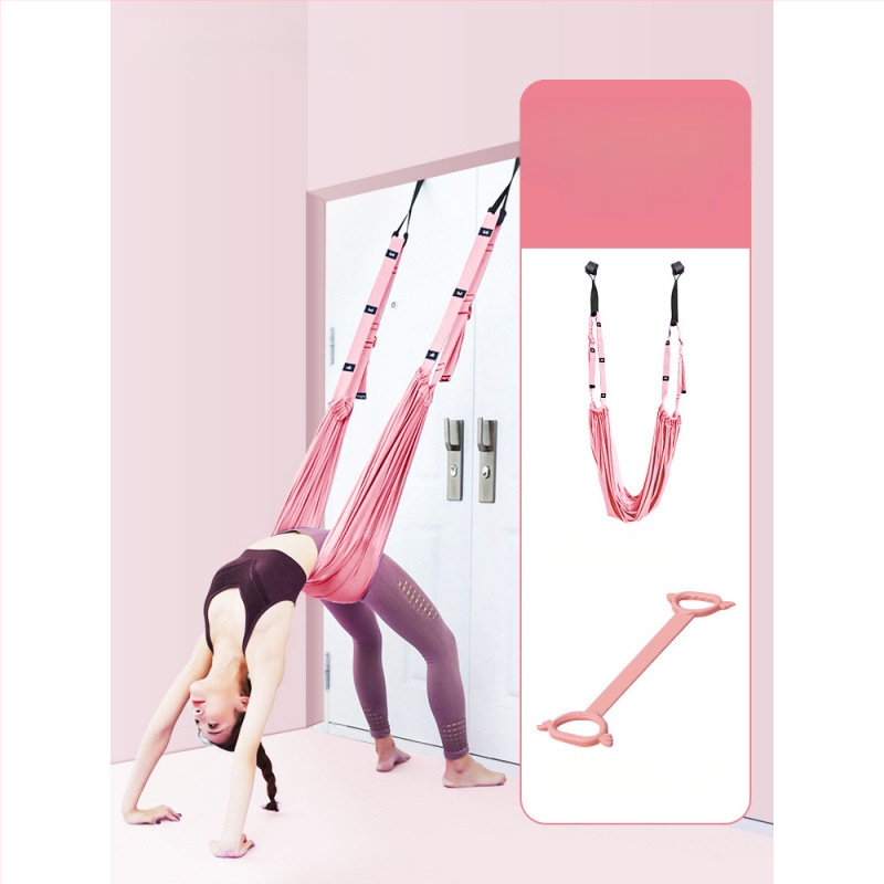 Σχοινί γιόγκα αέρα για οικιακή γυμναστική, γιόγκα, ανεστραμμένο σχοινί τραβήγματος μέσης, κρεμαστή πόρτα, ζώνη τεντώματος γιόγκα