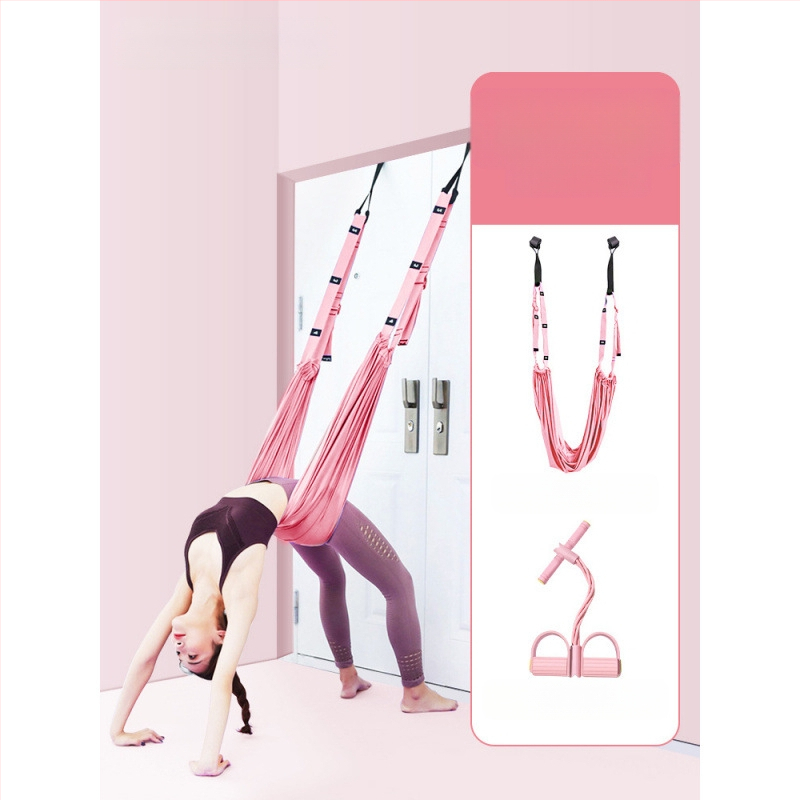 Σχοινί γιόγκα αέρα για οικιακή γυμναστική, γιόγκα, ανεστραμμένο σχοινί τραβήγματος μέσης, κρεμαστή πόρτα, ζώνη τεντώματος γιόγκα