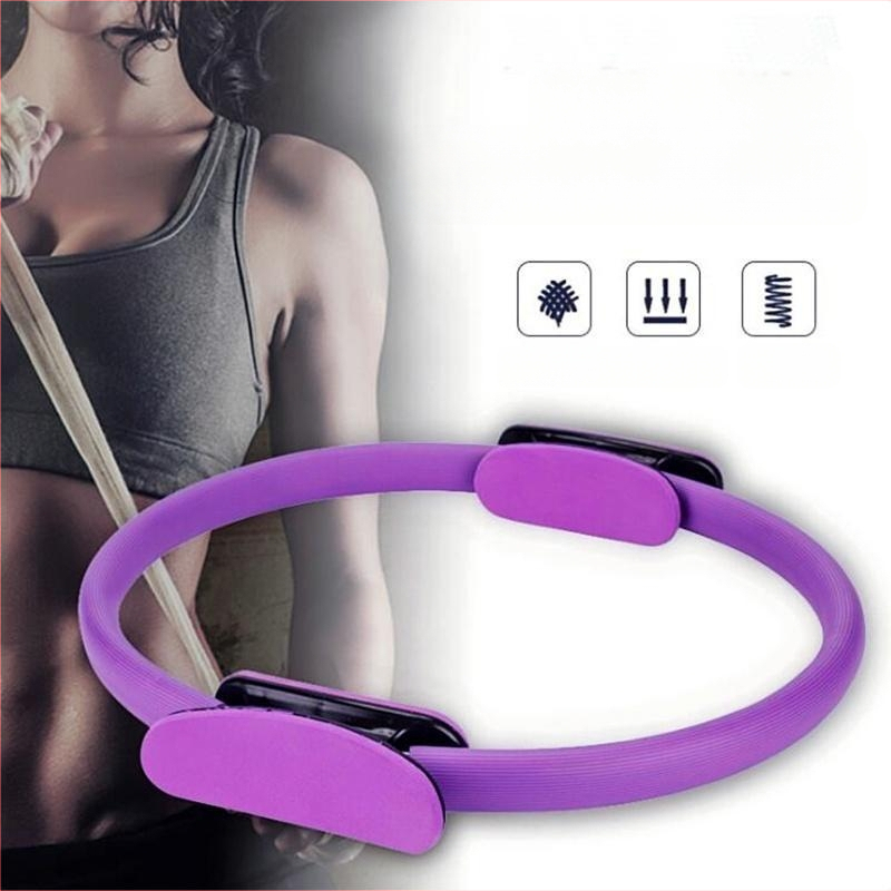 Jooga abivahend Pilates rõngas maagiline rõngas basseini põhja lihaste treener jala vormimine puusa tõstmine elastne fitness vastupanurõngas