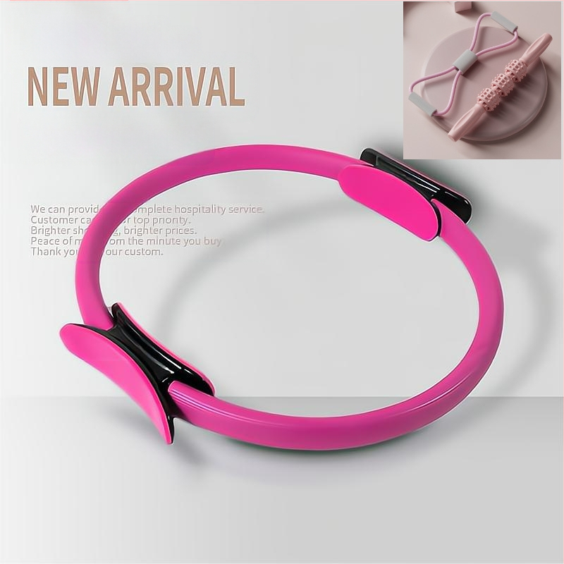 Jooga abivahend Pilates rõngas maagiline rõngas basseini põhja lihaste treener jala vormimine puusa tõstmine elastne fitness vastupanurõngas