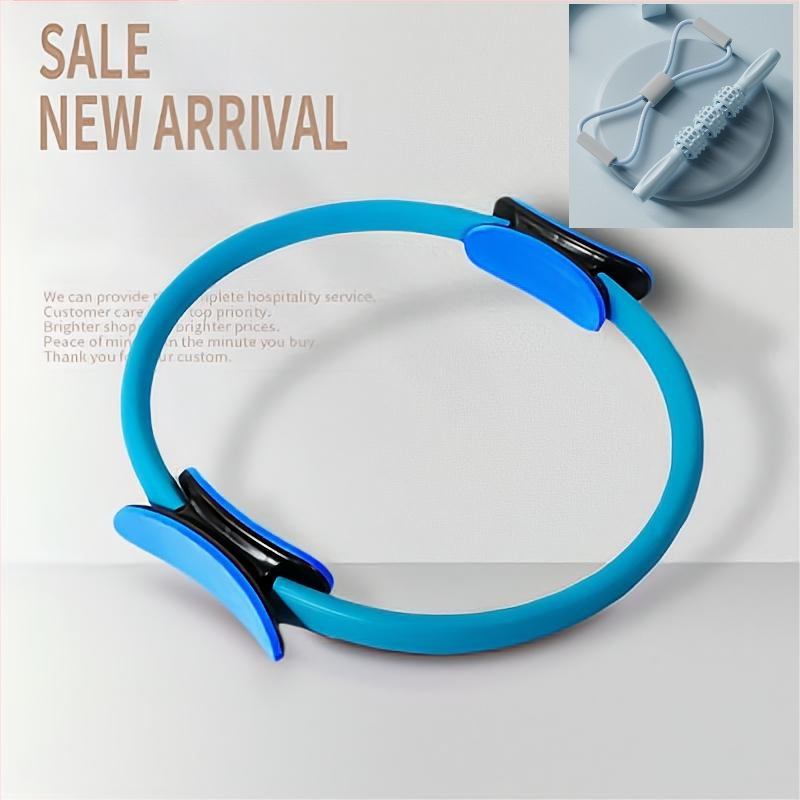 Jooga abivahend Pilates rõngas maagiline rõngas basseini põhja lihaste treener jala vormimine puusa tõstmine elastne fitness vastupanurõngas