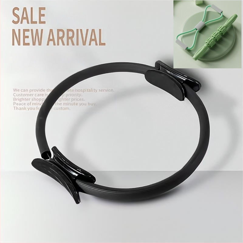 Jooga abivahend Pilates rõngas maagiline rõngas basseini põhja lihaste treener jala vormimine puusa tõstmine elastne fitness vastupanurõngas