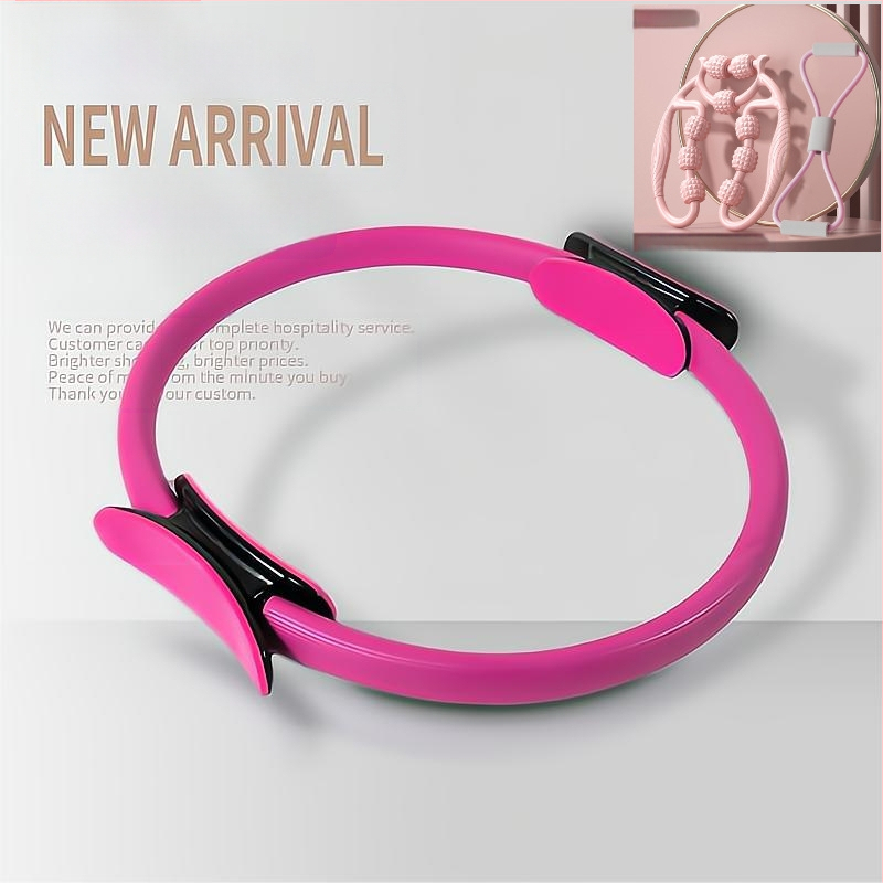 Jooga abivahend Pilates rõngas maagiline rõngas basseini põhja lihaste treener jala vormimine puusa tõstmine elastne fitness vastupanurõngas