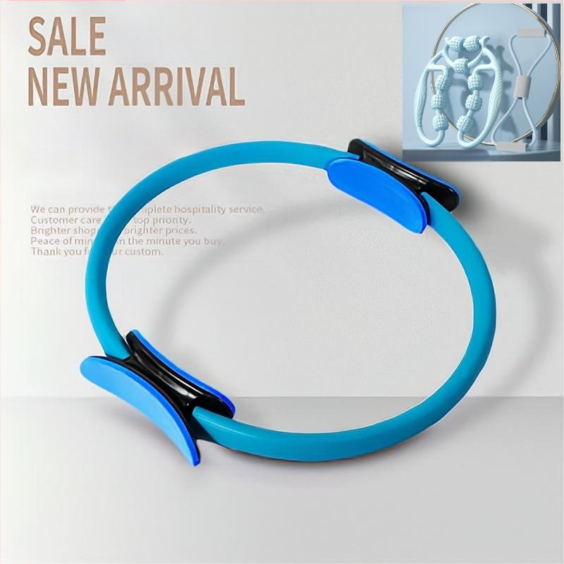 Jooga abivahend Pilates rõngas maagiline rõngas basseini põhja lihaste treener jala vormimine puusa tõstmine elastne fitness vastupanurõngas