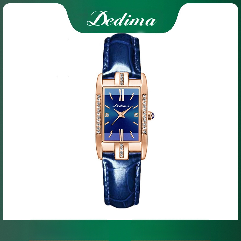 Uus Square naiste käekell veekindel moodne kvartskell TikTok live piiriülene kuum terasest vöö liblikpandlaga