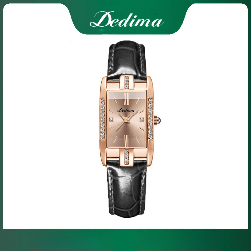 Uus Square naiste käekell veekindel moodne kvartskell TikTok live piiriülene kuum terasest vöö liblikpandlaga