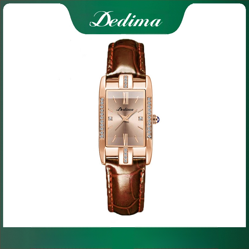 Uus Square naiste käekell veekindel moodne kvartskell TikTok live piiriülene kuum terasest vöö liblikpandlaga