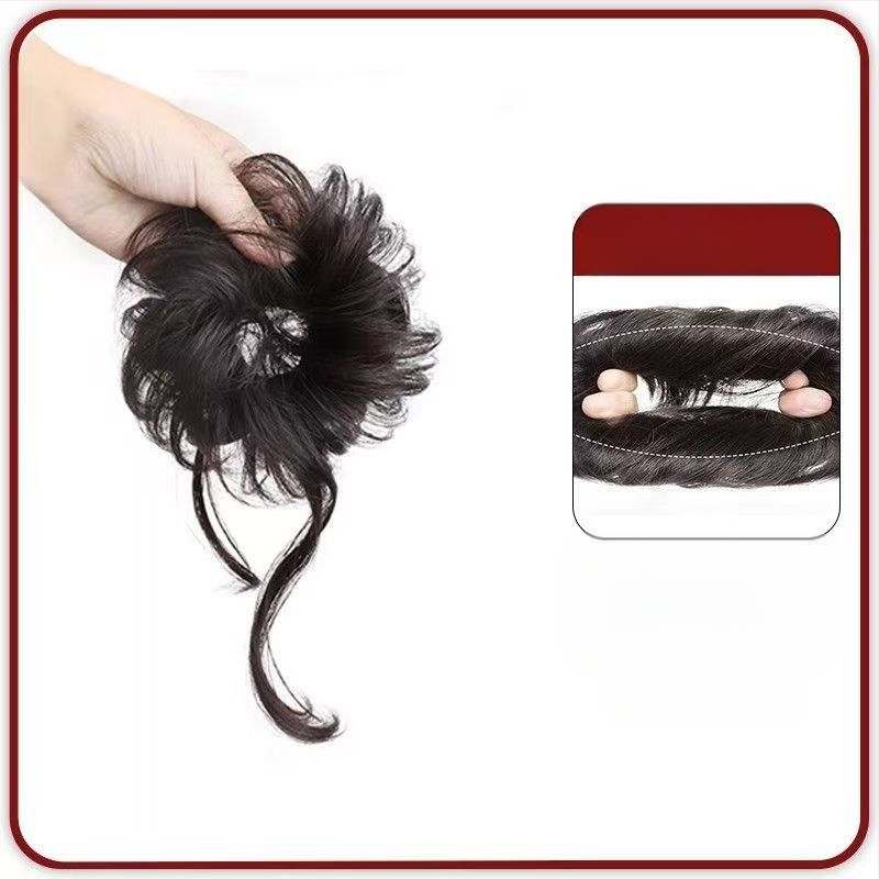 Mėsos kukulio galvos simuliacija plaukų sukibimas sukibimas atmosfera jausmas dukra pumpuras aukštas kaukolės viršus diskas plaukai pūkuotas papildomas susitraukimas diskas plaukų artefaktas