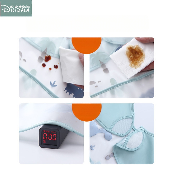 Kūdikio chalatas valgymui, vandeniui atsparus seilinukas, kūdikio ryžių kišenė, vasaros maisto papildas nuo nešvarumų, plonų mergaičių atvirkštinis tvarstis, rudeniui ir žiemai