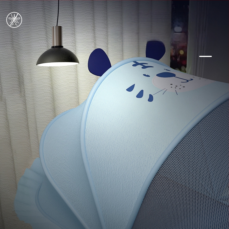 Bērnu moskītu tīkls, bērnu jurta, pretodu, pilnībā pārklāts, saliekams, jaundzimušā, bērnu gulta, bez pamatnes, universāls