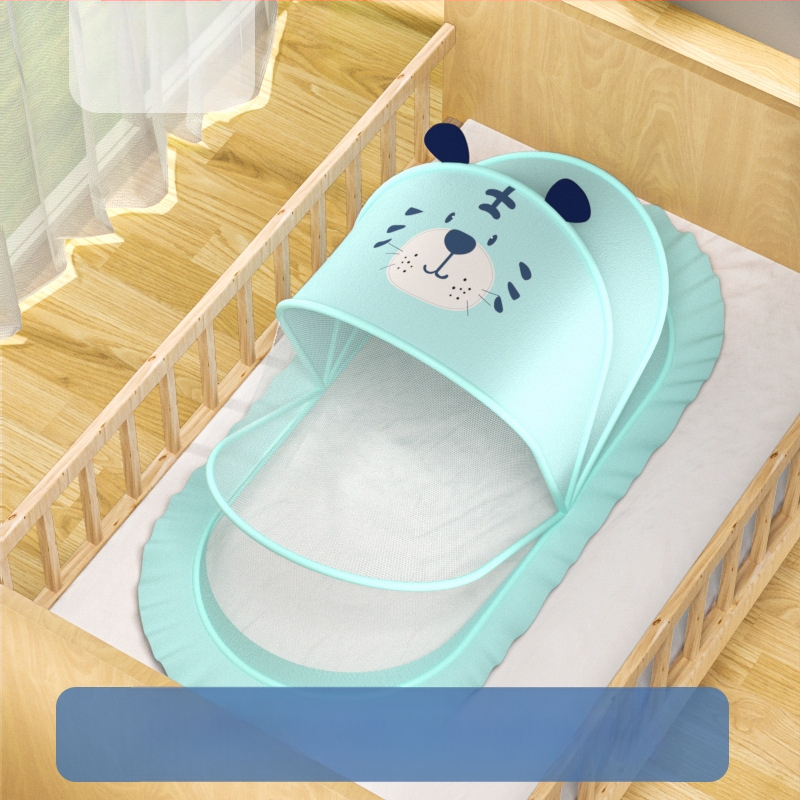 Bērnu moskītu tīkls, bērnu jurta, pretodu, pilnībā pārklāts, saliekams, jaundzimušā, bērnu gulta, bez pamatnes, universāls