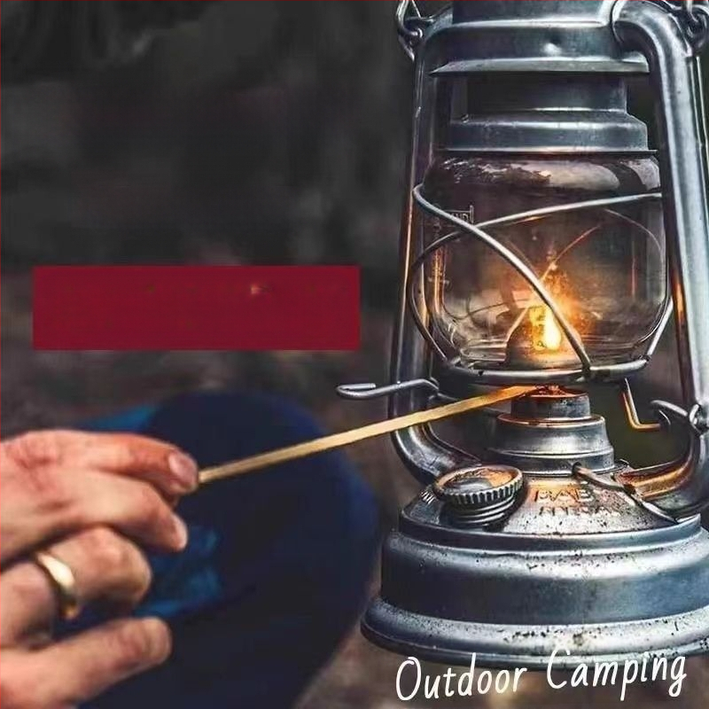 276 Огнен фенер Старомодна керосинова лампа Конски фенер Къмпинг стил Лампа за палатка Ретро лампа Къмпинг стил Лампа с носталгична атмосфера Къмпинг лампа