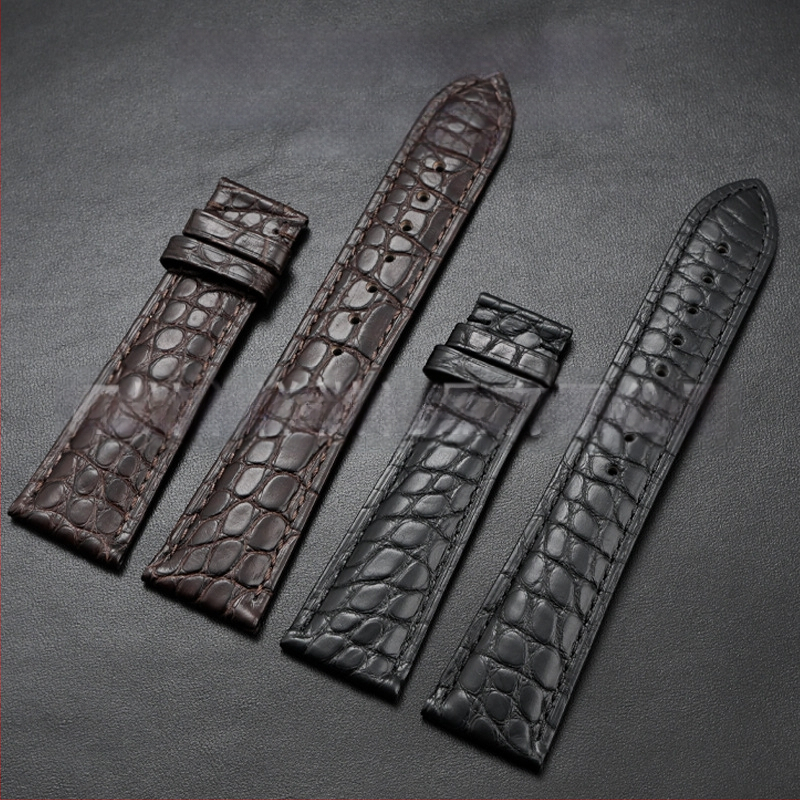 Универсален часовник от крокодилска кожа с кръгла каишка от истинска крокодилска кожа и производители на едро на склад
