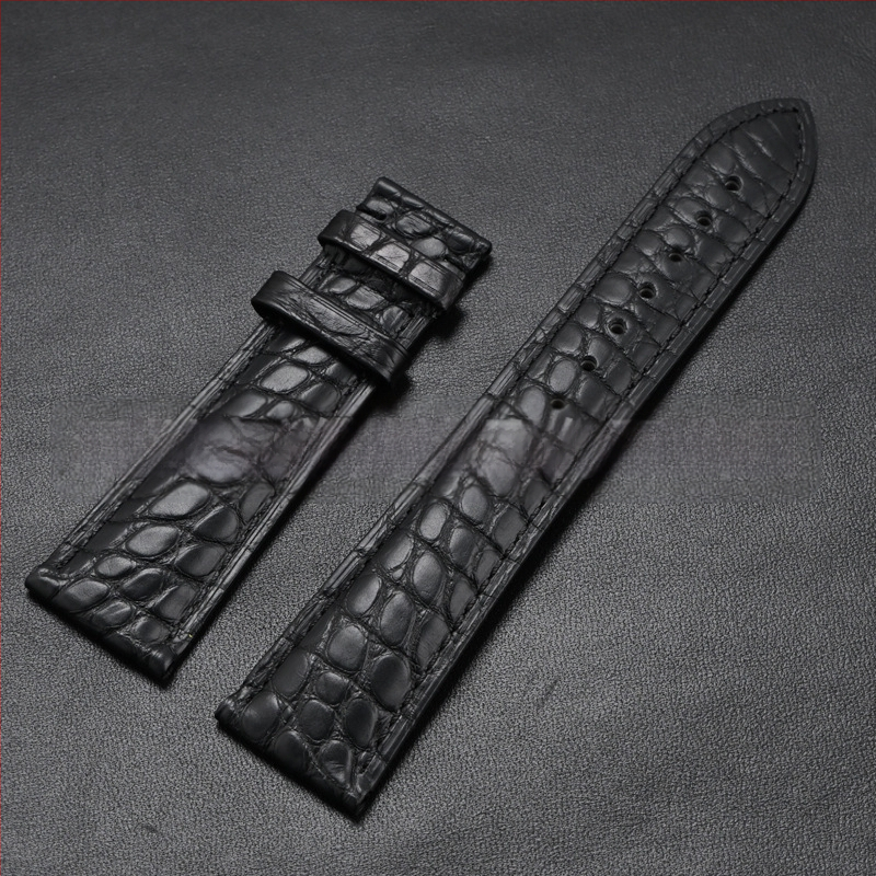 Универсален часовник от крокодилска кожа с кръгла каишка от истинска крокодилска кожа и производители на едро на склад