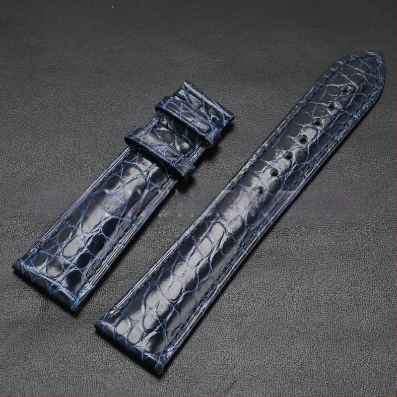 Универсален часовник от крокодилска кожа с кръгла каишка от истинска крокодилска кожа и производители на едро на склад